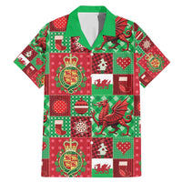 Wales Christmas Patchwork Family Matching Mermaid Dress and Hawaiian Shirt - Wonder Print Shop
