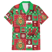 Wales Christmas Patchwork Family Matching Puletasi and Hawaiian Shirt - Wonder Print Shop
