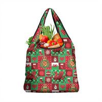 Wales Christmas Patchwork Grocery Bag - Wonder Print Shop