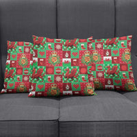Wales Christmas Patchwork Pillow Cover - Wonder Print Shop