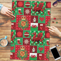 Wales Christmas Patchwork Puzzle - Wonder Print Shop