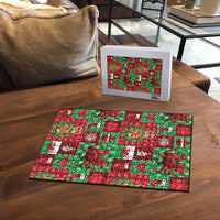 Wales Christmas Patchwork Puzzle - Wonder Print Shop