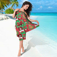 Wales Christmas Patchwork Sarong - Wonder Print Shop