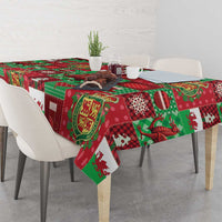 Wales Christmas Patchwork Tablecloth - Wonder Print Shop