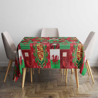 Wales Christmas Patchwork Tablecloth - Wonder Print Shop