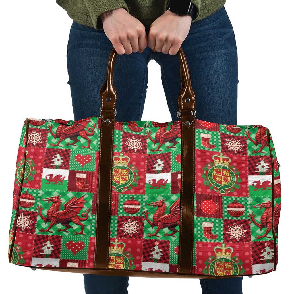 Wales Christmas Patchwork Travel Bag - Wonder Print Shop