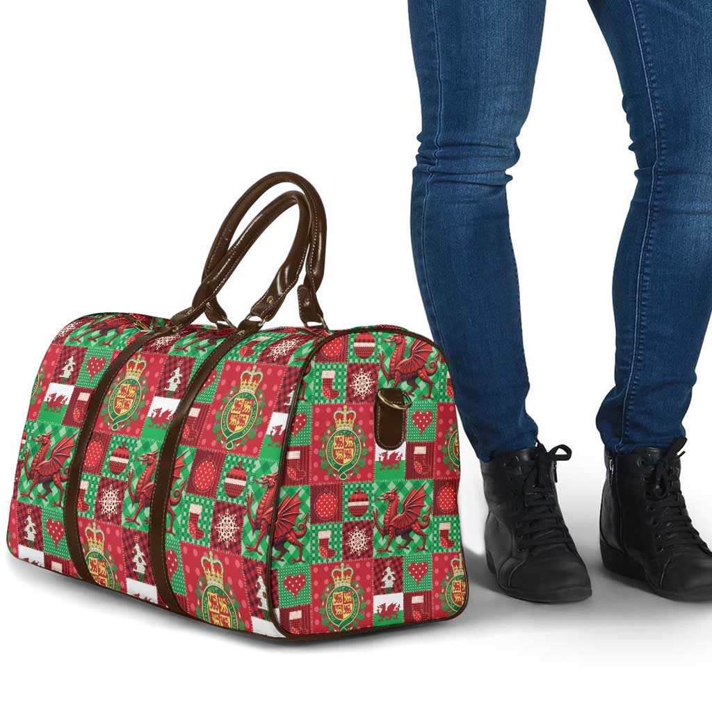 Wales Christmas Patchwork Travel Bag - Wonder Print Shop