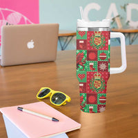 Wales Christmas Patchwork Tumbler With Handle - Wonder Print Shop