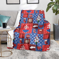 Slovakia Christmas Patchwork Blanket - Wonder Print Shop