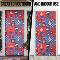 Slovakia Christmas Patchwork Door Cover - Wonder Print Shop