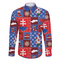 Slovakia Christmas Patchwork Family Matching Summer Maxi Dress and Hawaiian Shirt - Wonder Print Shop