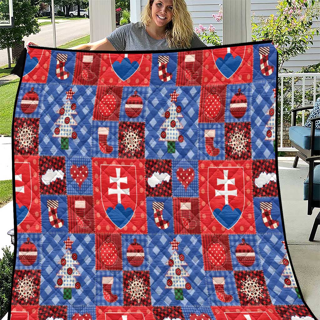 Slovakia Christmas Patchwork Quilt - Wonder Print Shop