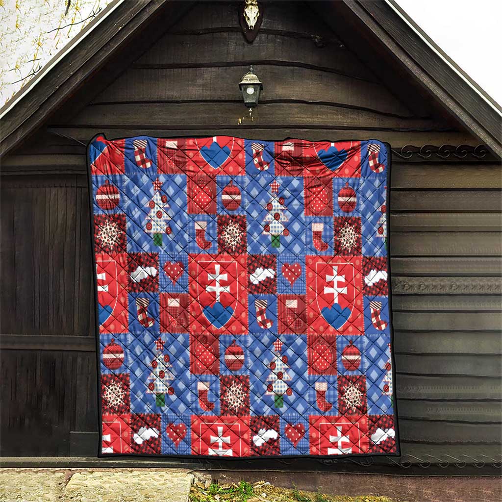 Slovakia Christmas Patchwork Quilt - Wonder Print Shop