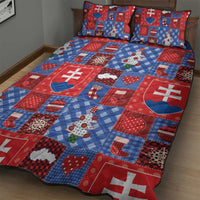 Slovakia Christmas Patchwork Quilt Bed Set - Wonder Print Shop
