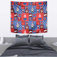 Slovakia Christmas Patchwork Tapestry - Wonder Print Shop