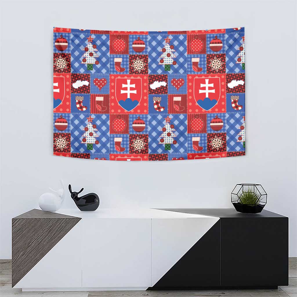 Slovakia Christmas Patchwork Tapestry - Wonder Print Shop