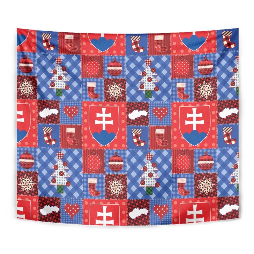 Slovakia Christmas Patchwork Tapestry - Wonder Print Shop