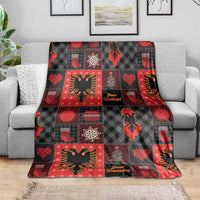 Albania Christmas Patchwork Blanket - Wonder Print Shop