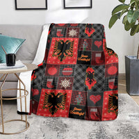 Albania Christmas Patchwork Blanket - Wonder Print Shop