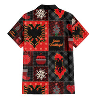 Albania Christmas Patchwork Family Matching Mermaid Dress and Hawaiian Shirt - Wonder Print Shop