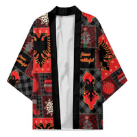 Albania Christmas Patchwork Kimono - Wonder Print Shop