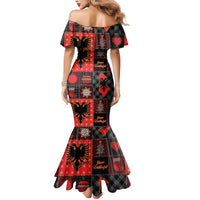 Albania Christmas Patchwork Mermaid Dress - Wonder Print Shop