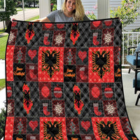 Albania Christmas Patchwork Quilt - Wonder Print Shop