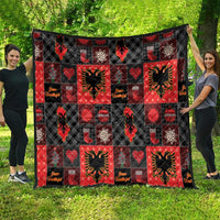 Albania Christmas Patchwork Quilt - Wonder Print Shop