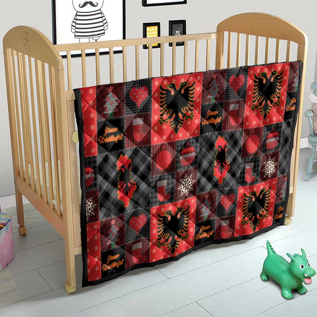Albania Christmas Patchwork Quilt - Wonder Print Shop