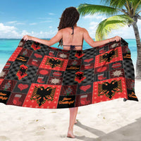 Albania Christmas Patchwork Sarong - Wonder Print Shop