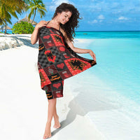 Albania Christmas Patchwork Sarong - Wonder Print Shop