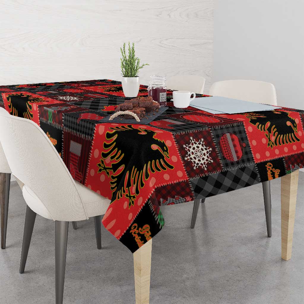 Albania Christmas Patchwork Tablecloth - Wonder Print Shop