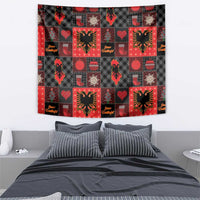 Albania Christmas Patchwork Tapestry - Wonder Print Shop