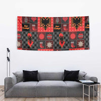 Albania Christmas Patchwork Tapestry - Wonder Print Shop