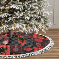 Albania Christmas Patchwork Tree Skirt - Wonder Print Shop