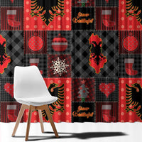 Albania Christmas Patchwork Window Curtain - Wonder Print Shop