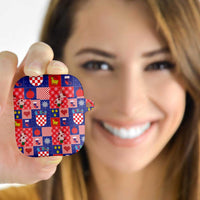Croatia Christmas Patchwork AirPods Case - Wonder Print Shop