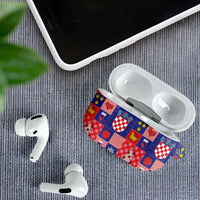 Croatia Christmas Patchwork AirPods Case - Wonder Print Shop