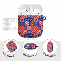 Croatia Christmas Patchwork AirPods Case - Wonder Print Shop