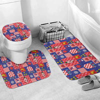 Croatia Christmas Patchwork Bathroom Set - Wonder Print Shop