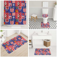 Croatia Christmas Patchwork Bathroom Set - Wonder Print Shop