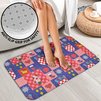 Croatia Christmas Patchwork Bathroom Set - Wonder Print Shop