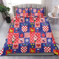 Croatia Christmas Patchwork Bedding Set - Wonder Print Shop