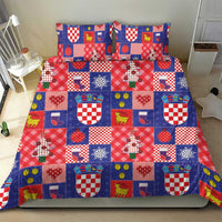 Croatia Christmas Patchwork Bedding Set - Wonder Print Shop