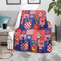 Croatia Christmas Patchwork Blanket - Wonder Print Shop