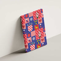 Croatia Christmas Patchwork Canvas Wall Art - Wonder Print Shop