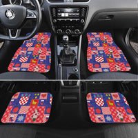 Croatia Christmas Patchwork Car Mats - Wonder Print Shop