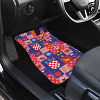 Croatia Christmas Patchwork Car Mats - Wonder Print Shop