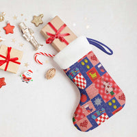Croatia Christmas Patchwork Christmas Stocking - Wonder Print Shop