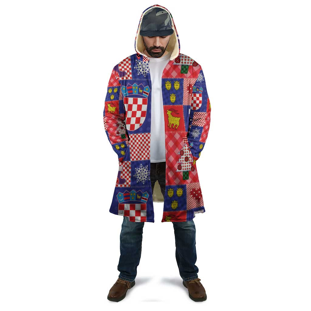 Croatia Christmas Patchwork Cloak - Wonder Print Shop